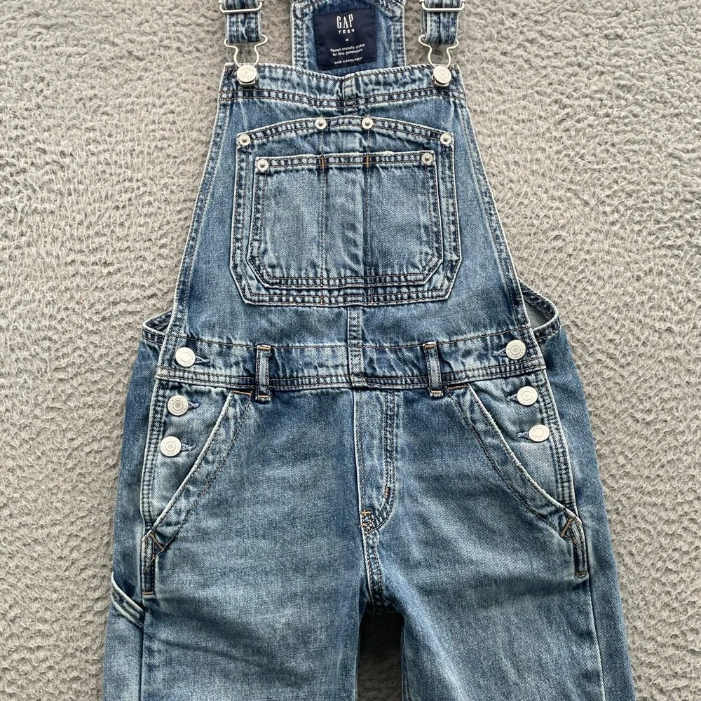 Gap Denim Overall Teen 10 Gorpcore Outdoor Workwear Ranch Western 90s Streetwear